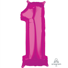 Balloon Foil 26 Pink 1 Uninflated