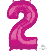 Balloon Foil 26 Pink 2 Uninflated