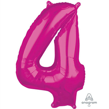 Balloon Foil 26 Pink 4 Uninflated