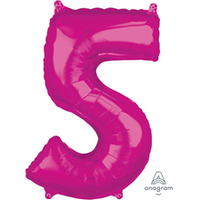 Balloon Foil 26 Pink 5 Uninflated
