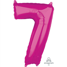 Balloon Foil 26 Pink 7 Uninflated