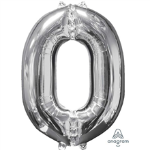 Balloon Foil 26 Silver 0 Uninflated