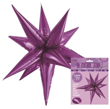 Balloon Foil 275 Starburst Purple AirFill