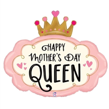 Balloon Foil 30 Mothers Day Queen Uninflated 