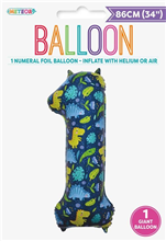 Balloon Foil 34 1 Dino Uninflated
