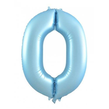Balloon Foil 34 Matt Pastel Blue 0 Uninflated