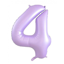 Balloon Foil 34 Matt Pastel Lilac 4 Uninflated