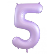 Balloon Foil 34 Matt Pastel Lilac 5 Uninflated