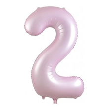 Balloon Foil 34 Matt Pastel Pink 2 Uninflated