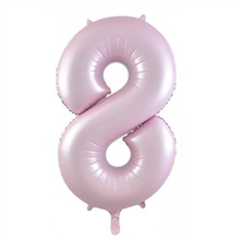 Balloon Foil 34 Matte Pastel Pink 8 Uninflated