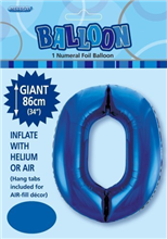 Balloon Foil 34 Royal Blue 0 Uninflated
