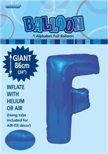 Balloon Foil 34 Royal Blue F Uninflated