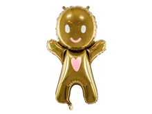 Balloon Foil 34 Xmas Gingerbread Uninflated