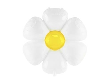 Balloon Foil 42 Daisy Flower White Uninflated 