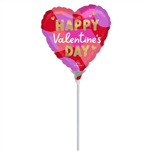 Balloon Foil 9 Valentines Block Brights