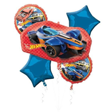 Balloon Foil Bouquet Hot Wheels 5Pk Uninflated