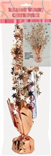 Balloon Weight Foil Glitz  Centrepiece Rose Gold