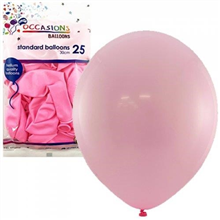 Balloons Standard Light Pink 25 Pack