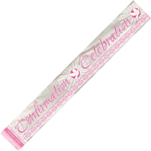 Banner Foil Confirmation Pink