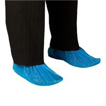 Bastion Shoe Cover Chlorinated Poly Blue 100PK
