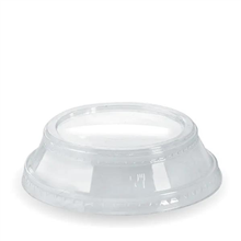 Biopak Biocup Lid Raised Flat No Hole 1000Ctn