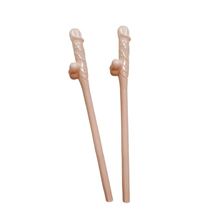 Bride to Be Hens Night Plastic Willy Straws 10pk