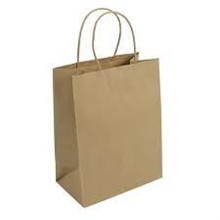 Brown Paper Bag THandle Junior 275X205Cm 50Pk