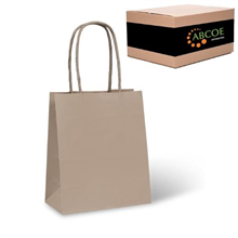 Brown Paper Bag Twist Handle 2 16x14cm 250Carton
