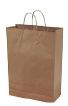 Brown Paper Bag Twist Handle 265x160mm 50Pack
