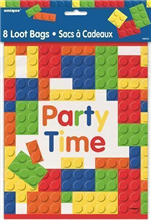 Building Blocks Loot Bags 8 Pack