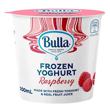 Bulla Frozen Yoghurt Raspberry 200ml