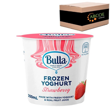 Bulla Frozen Yoghurt Strawberry 200ml 36CTN
