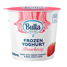 Bulla Frozen Yoghurt Strawberry 200ml