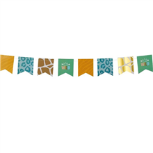 Bunting Safari Animal Print 25M