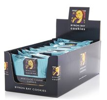 Byron Bay Cookie Milk Choc Chunk 60g  12Tray