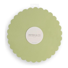 Cake Board Scalloped 10 Pastel Green