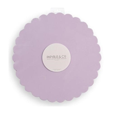 Cake Board Scalloped 10 Pastel Lilac