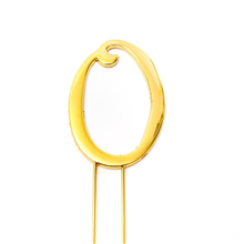 Cake Topper 0 Gold