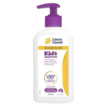 Cancer Council Sunscreen Kids 50 Plus 200ml