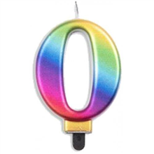 Candle 0 Jumbo Rainbow 431230
