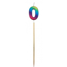Candle 0 Long Pick Rainbow
