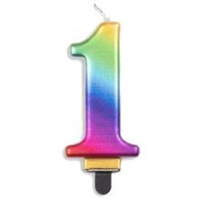 Candle 1 Jumbo Rainbow 431231