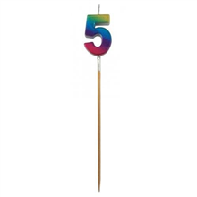 Candle 5 Long Pick Rainbow