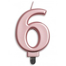 Candle 6 Jumbo Rose Gold 431276