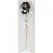 Candle 9 Long Pick Black Glitter