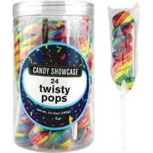Candy Showcase Twisty Pops 24 Pack