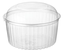 Castaway Clearview Food Bowls 48Oz Dome Lid 25Pack