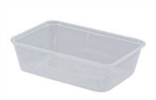 Castaway Container Rectangular MWave 650ml 50Slv