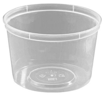 Castaway Container Round MWave C20 540ml 50Slv