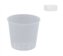 Castaway Container Round MWave C30 750ml 500Ctn